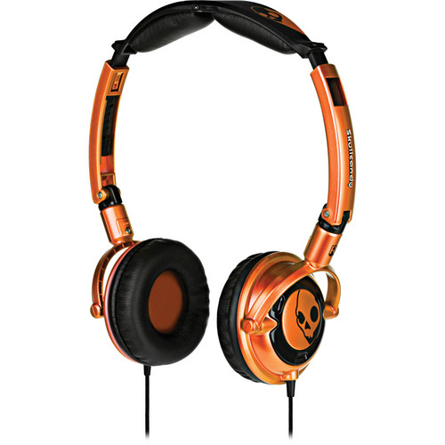 Skullcandy Lowrider DJ-Style Stereo Headphones (Orange)