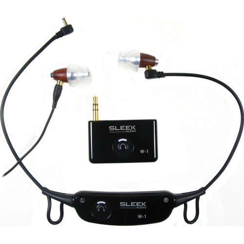 Sleek Audio SA1 In-Ear Wireless Hybrid Headphones with W1 Wireless Accessory