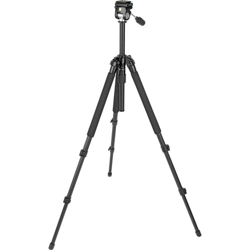 SLIK Pro 330EZ Tripod with 2-Way Pan/Tilt Head (Black)