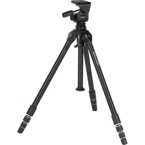 SLIK Professional 4 Tripod with SH-909 3-Way, Pan-and-Tilt Head