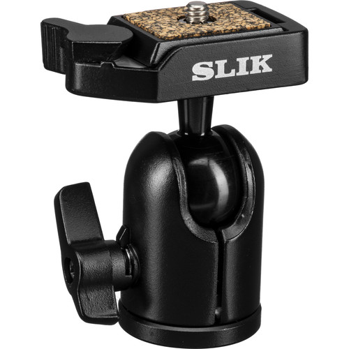 SLIK SBH-120 DQ Compact Ballhead 120 with Quick Release - Supports 4.5 lbs (2kg)