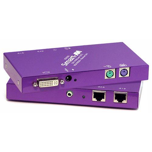 Smart-AVI KDX-200S - Cat-5 DVI, Audio, Keyboard and Mouse Extender Baluns