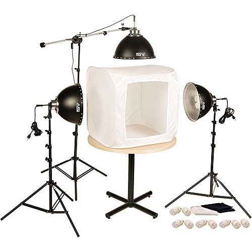 Smith-Victor FLB-3 1050W 3-Fluorescent Light 28" Tent Kit (120 VAC)