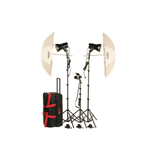Smith-Victor K84 3-Light Ultra Quartz Location Light Kit (120V)