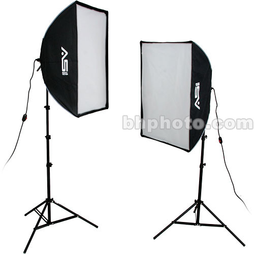 Smith-Victor KSBQ-2000 2,000 Watt Pro SoftBox Light Kit (120V)