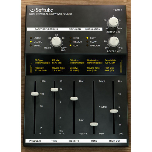 Softube TSAR-1 Reverb - Stereo Reverb Plug-In (Native)