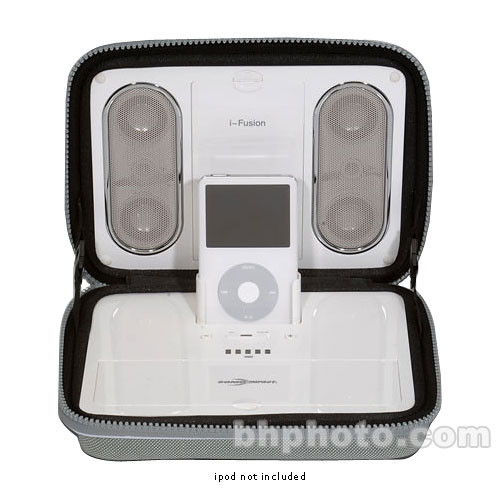Sonic Impact i-F1 Portable Speakers for iPod - White 5085 B&H