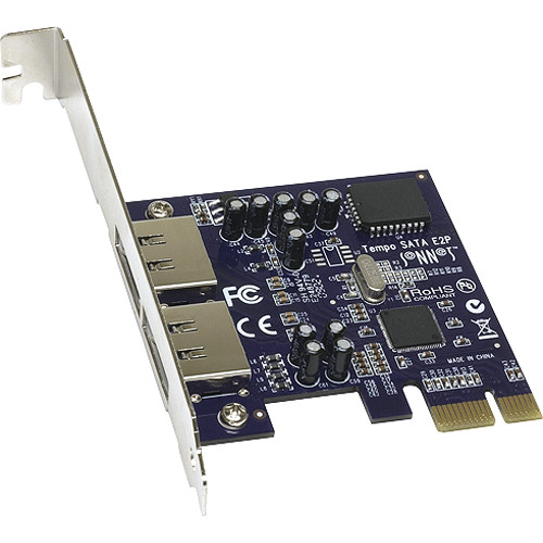 Sonnet Tempo SATA E2P 2-Port eSATA PCI Express Host Adapter - Mac/Win