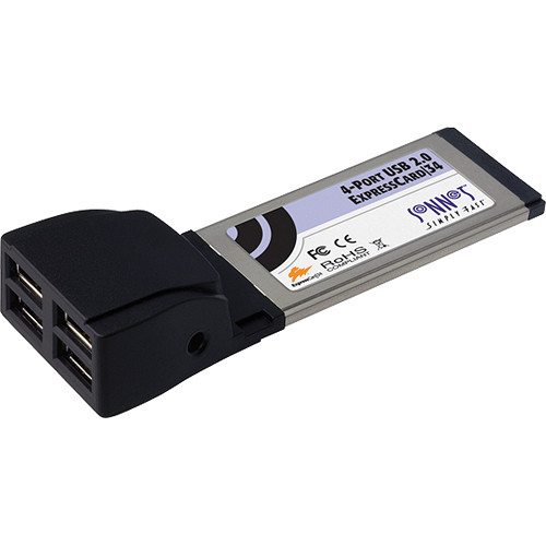 Sonnet 4-Port USB 2.0 ExpressCard/34 Expansion Card