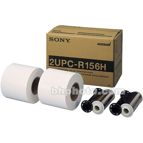 Sony 2UPC-R156H 6 x 8" Self Laminating Color Printing Pack (590 Prints)
