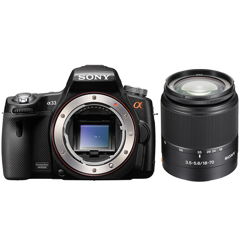 Sony Alpha SLT-A33 Digital Camera with 18-70mm f/3.5-5.6(D) Lens