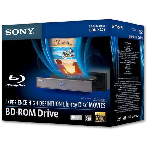Sony BDU-X10S 2x Blu-ray Disc BD-ROM Drive for Windows XP