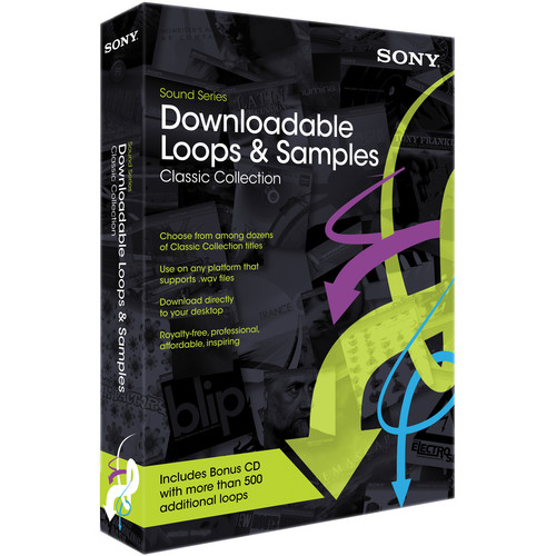 Sony Classic Collection of Downloadable Loops and Samples