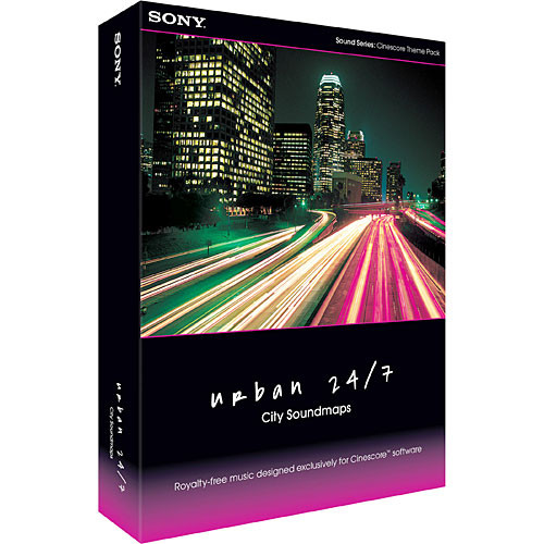 Sony Creative Software Cinescore Theme Pack: Urban 24/7: City Soundmaps