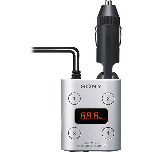 fm transmitter cigarette lighter Sony DCC-FMT50U DC Cigarette Lighter Mobile FM Stereo DCCFMT50U