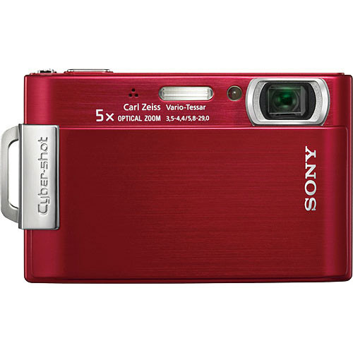 Sony Cybershot DSC-T200 Digital Camera (Red) DSCT200R B&H Photo