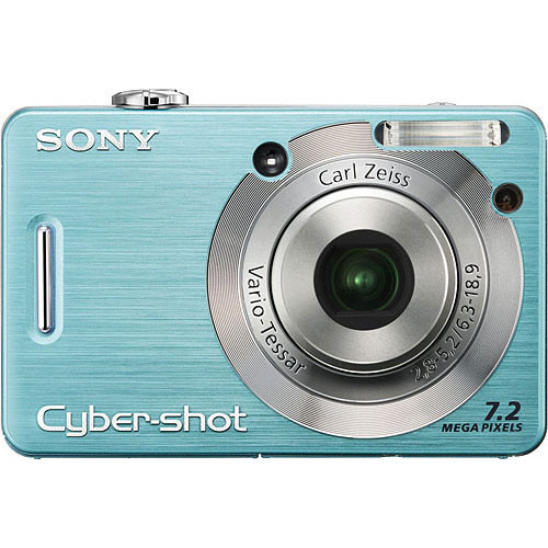 Sony Cybershot DSC-W55 Digital Camera (Blue)