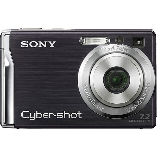 Sony Cyber-shot DSC-W80 Digital Camera (Black) DSCW80B B&H Photo