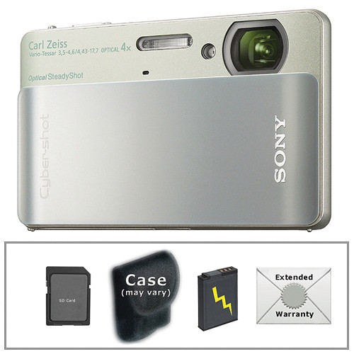 Sony DSC-TX5 Cyber-shot Digital Camera with Deluxe Accessory Kit (Green)