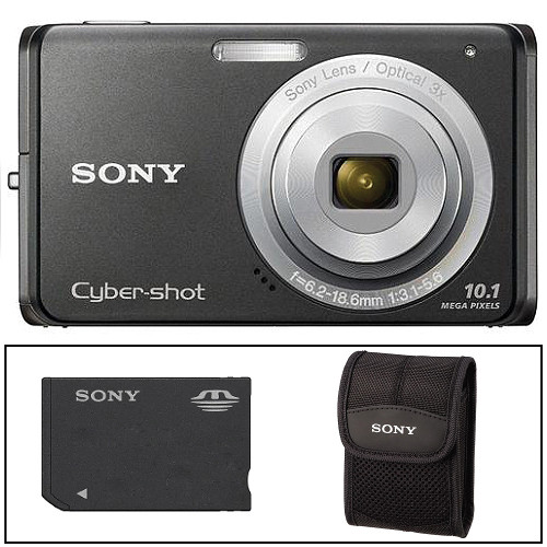 Sony DSC-W180 Cyber-shot Digital Camera (Black) B&H Photo Video