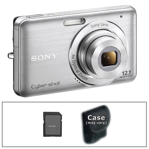 Sony Cyber-shot DSC-W310 Digital Camera with Basic Accessory Kit (Black)