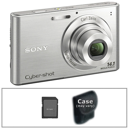 Sony DSC-W330 Digital Camera with Basic Accessory Kit (Silver)
