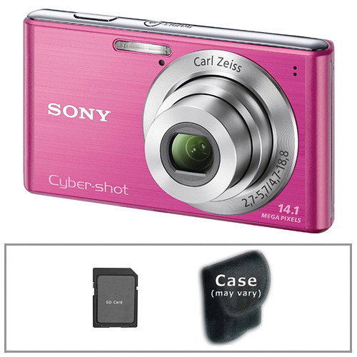 Sony Cyber-shot DSC-W530 Digital Camera with Basic Accessory Kit (Pink)