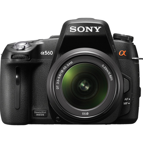 Sony Alpha DSLR-A560 Digital Camera W/18-55mm Lens DSLR-A560/L