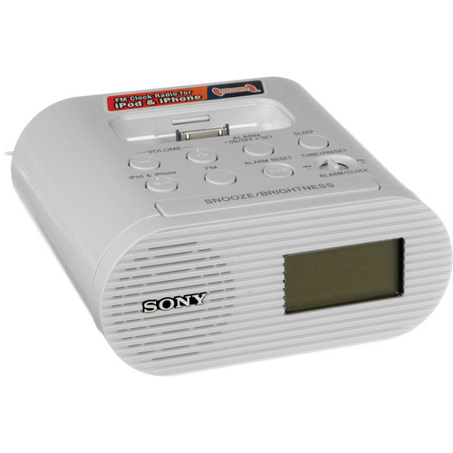 Sony ICF-C05iP iPod Dock/Clock (White)