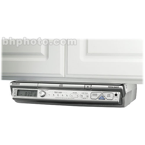 Sony ICF-CD543 Under Cabinet Kitchen CD Clock Radio