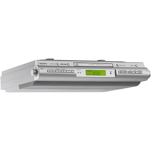 Sony ICF-CDK50 Under Cabinet Kitchen CD Clock Radio