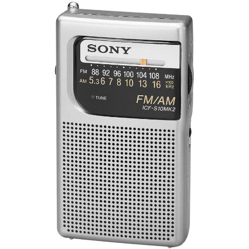 Sony ICF-S10MK2 Pocket AM/FM Radio