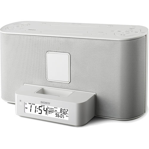 Sony ICF-C1iP WHITE  iPod Dock with Clock Radio