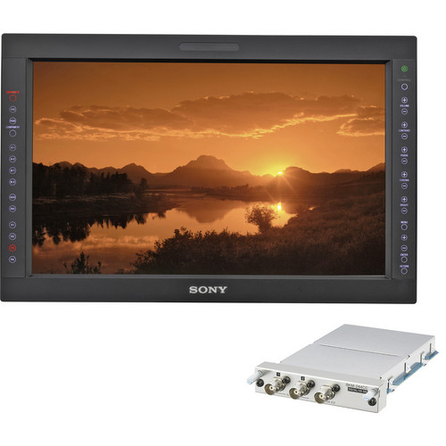 Sony LMD-1751W 17" Multi-Format LCD Monitor w/BKM-244CC HDSDI Closed Caption Board