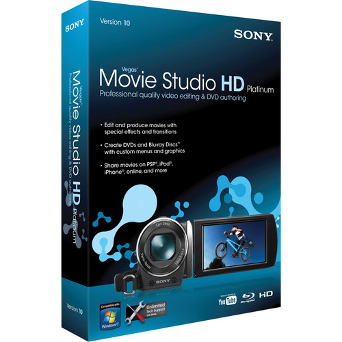 Sony Vegas Movie Studio HD Platinum 10 (Educational)