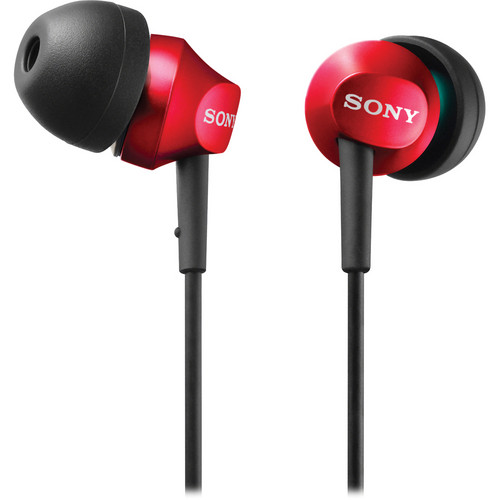 Sony MDR-EX58V In-Ear Stereo Headphones with Volume MDREX58V/RED