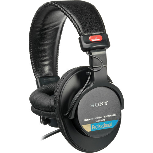 SONY MDR-7506 ダイナミックステレオヘッドフォン Sony MDR-7506 Headphones B&H Photo Video