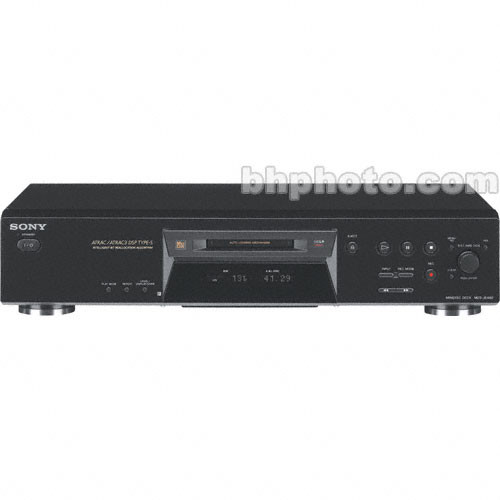 Sony MDSJE480 Full Size MiniDisc Recorder MDSJE480 B&H Photo