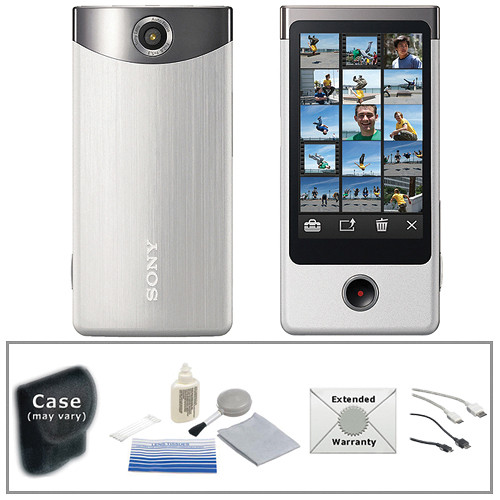 Sony MHS-TS20 8GB Bloggie Touch Camera with Accessory Kit (Silver)