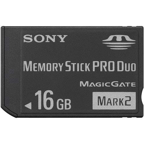 Sony 16GB Memory Stick PRO Duo (Mark 2) Media