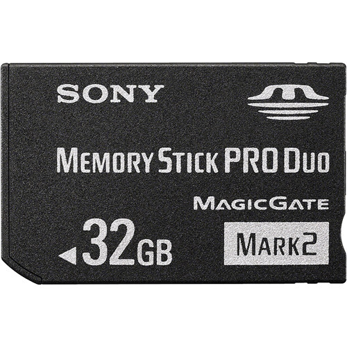 Sony 32GB Memory Stick PRO Duo (Mark 2) Media
