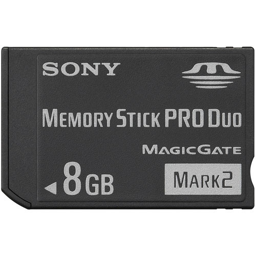 Sony 8GB Memory Stick PRO Duo (Mark 2) Media