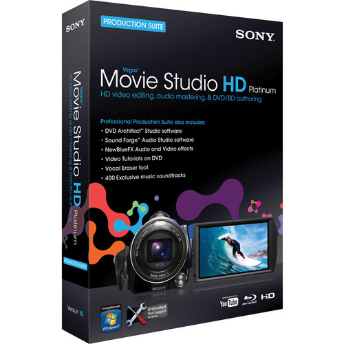Sony Vegas Movie Studio HD Platinum Production Suite