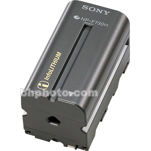 Sony NP-F730H L Series Info-Lithium Battery Pack (7.2v, 3000mAh) - for DCR-VX1000