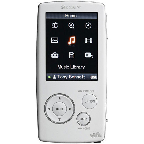 Sony NWZ-A816WHI 4GB Walkman Video MP3 Player (White) NWZA816W