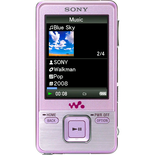 Sony NWZ-A728PNK 8GB Walkman Video MP3 Player (Pink)