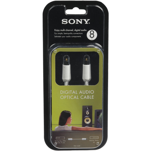 Sony POC-A24T Optical Digital Audio Cable (8')