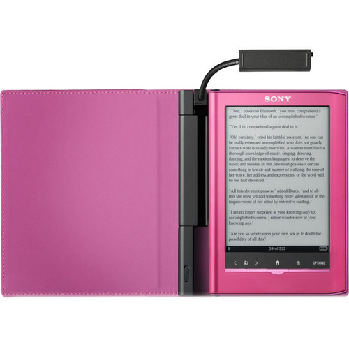 Sony Reader Cover with Light (Pink) PRSA-CL35P B&H Photo Video