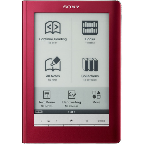 Sony PRS600 Reader Touch Edition (Red)