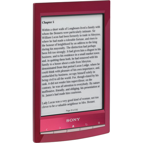 Sony PRS-T1 Wi-Fi Reader (Red)